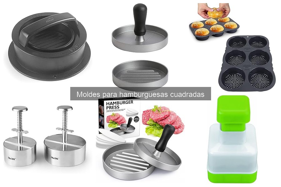 Todo sobre moldes para hamburguesas cuadradas