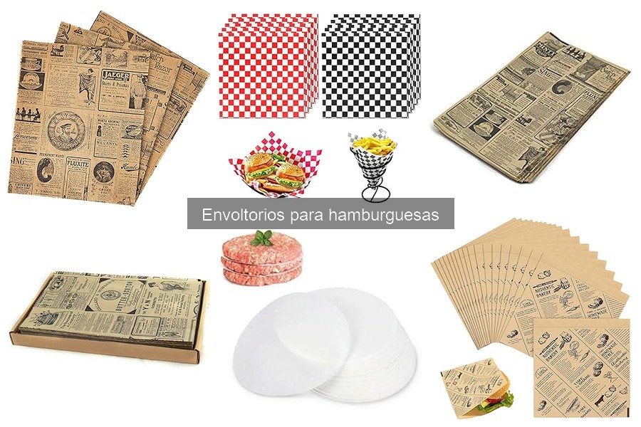 Usos creativos de envoltorios para hamburguesas