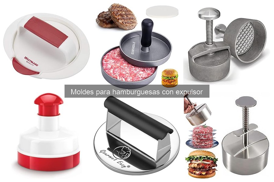Usos innovadores de moldes para hamburguesas con expulsor