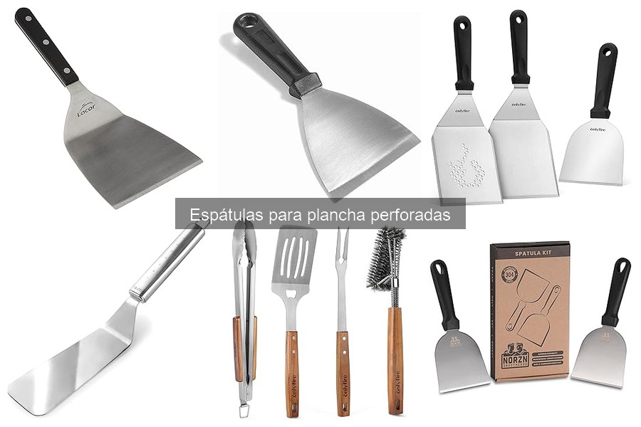 ¿Vale la pena invertir en espátulas perforadas para plancha?