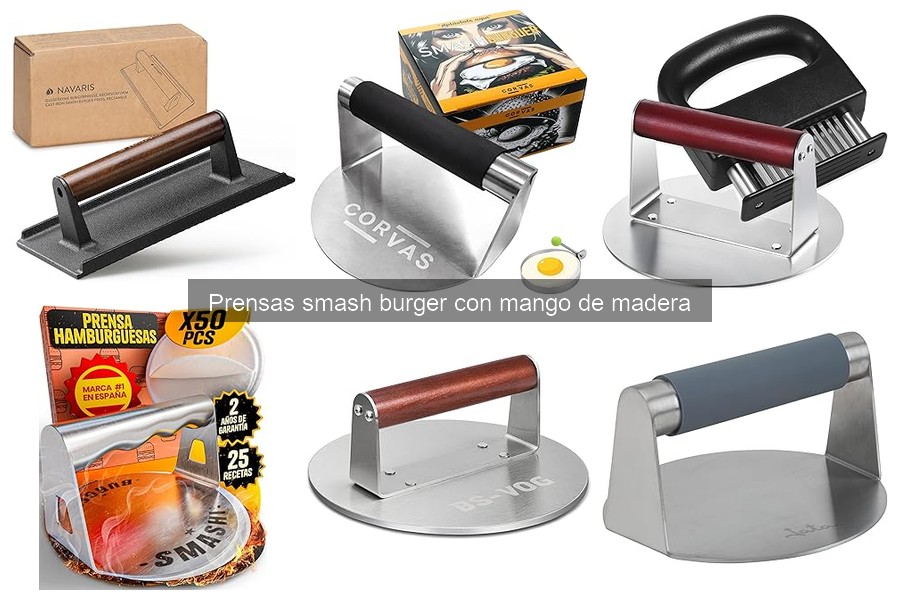 Ventajas de Prensas Smash Burger con Mango de Madera