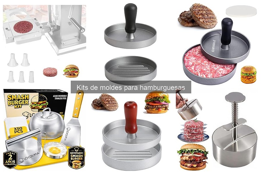 Ventajas de usar kits de moldes para hamburguesas en casa