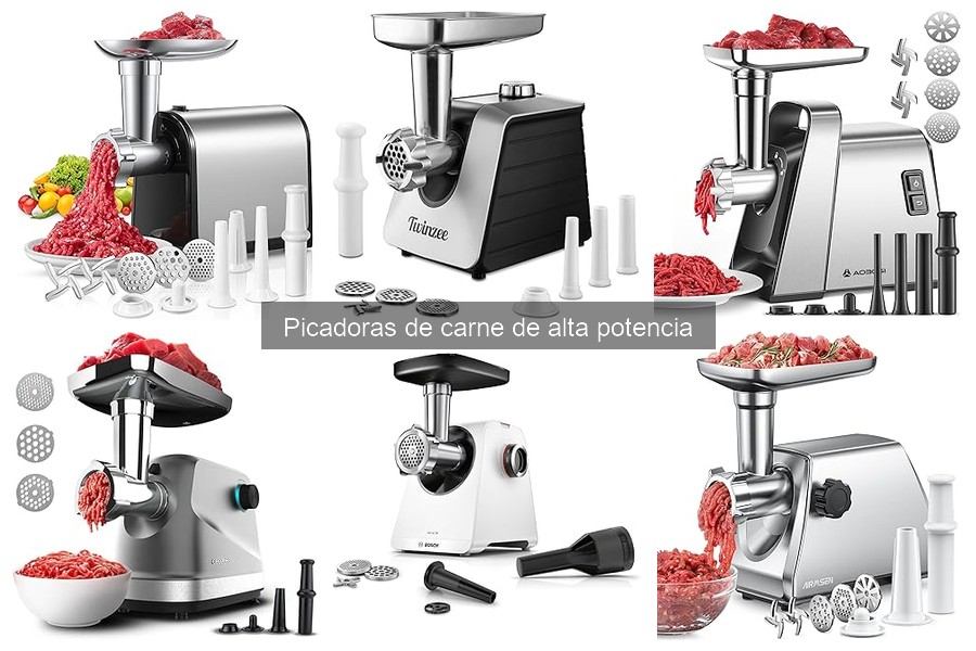 Ventajas de usar picadoras de carne de alta potencia