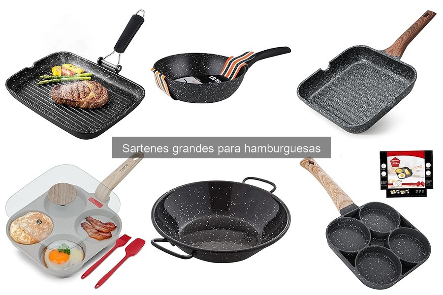 Ventajas de usar sartenes grandes para hamburguesas en casa