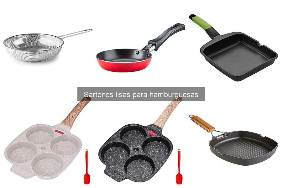 Ventajas de usar sartenes lisas para hamburguesas en casa