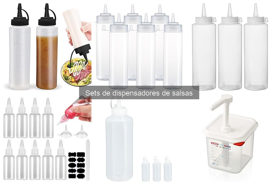 Ventajas de usar sets de dispensadores de salsas en casa