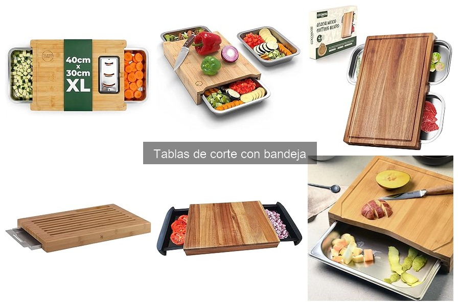 Ventajas de usar tablas de corte con bandeja en casa