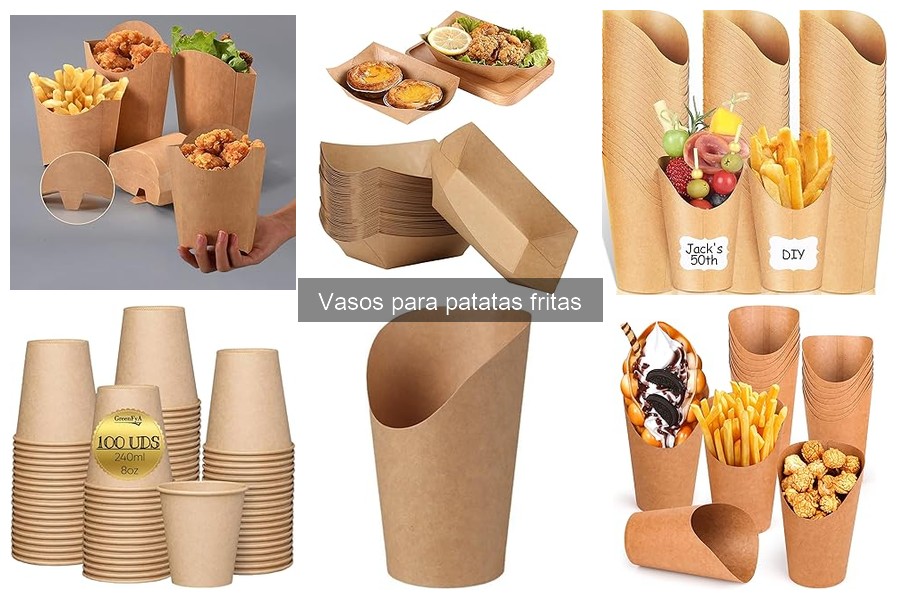 Ventajas de usar vasos para servir patatas fritas en casa