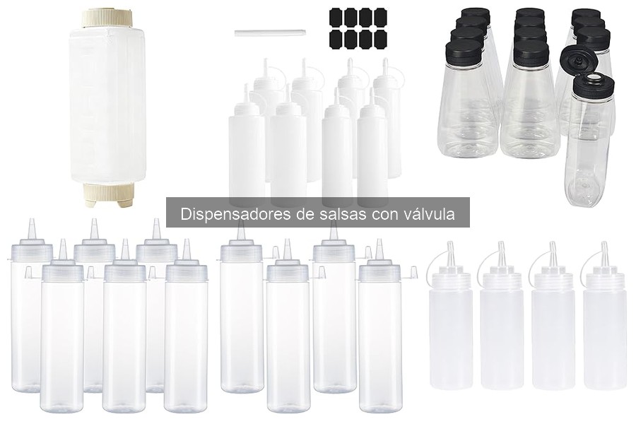 Ventajas y desventajas de dispensadores de salsas con válvula