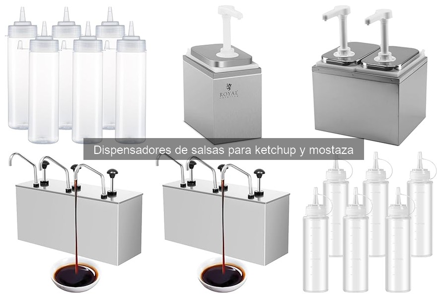 Ventajas y desventajas de dispensadores de salsas en casa