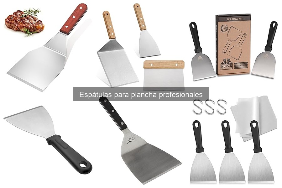 Ventajas y desventajas de espátulas para plancha profesionales