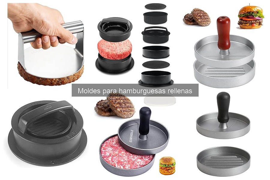 Ventajas y desventajas de los moldes para hamburguesas rellenas