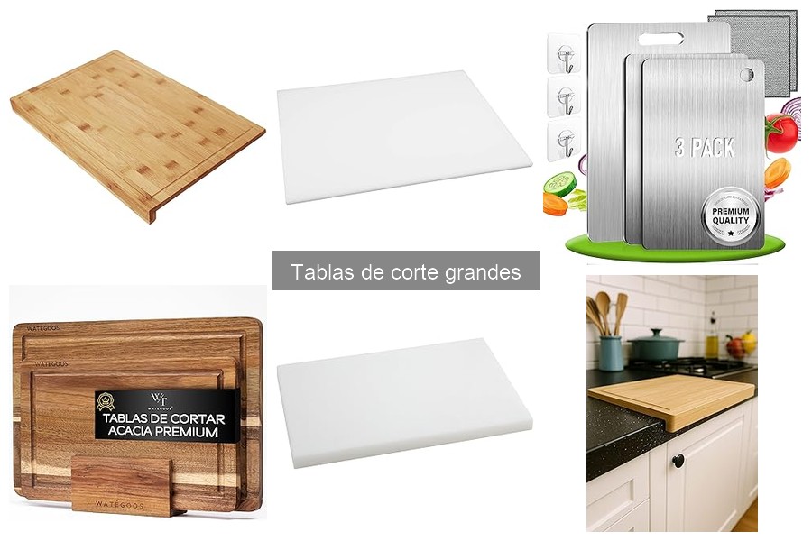 Ventajas y desventajas de tablas de corte grandes en la cocina