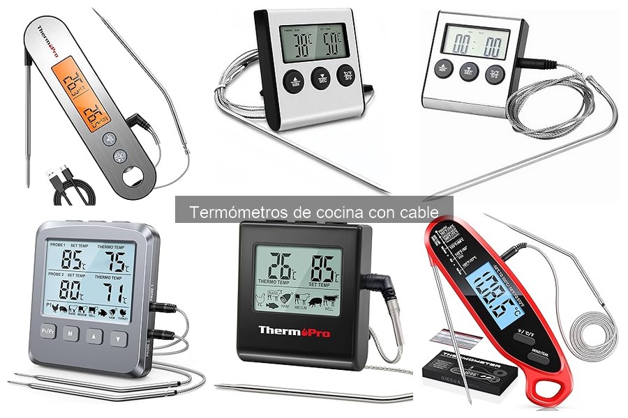 Ventajas y desventajas del termómetro de cocina con cable